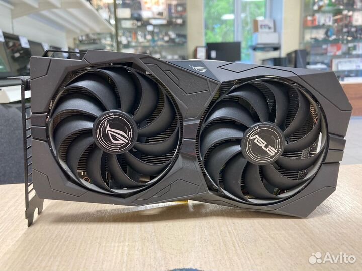 Видеокарта Asus ROG-strix-GTX1660S-6G-gaming 6gb