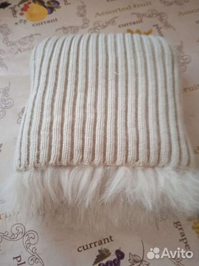 Шапка из меха песца