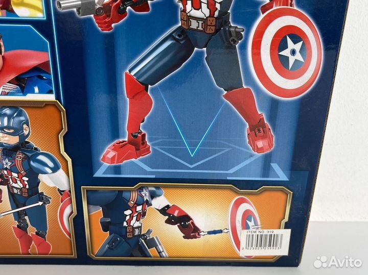 Конструктор Marvel Капитан Америка Фигурка