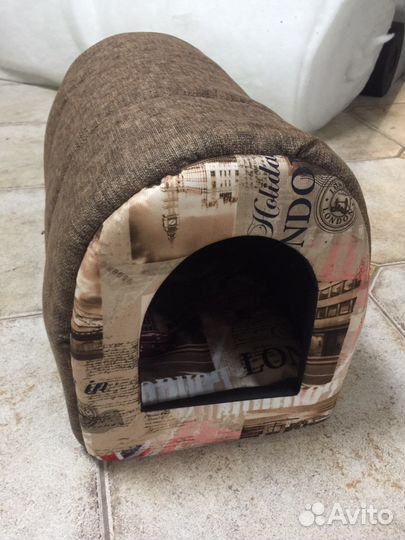 Лежанка тоннель для кошек и собак