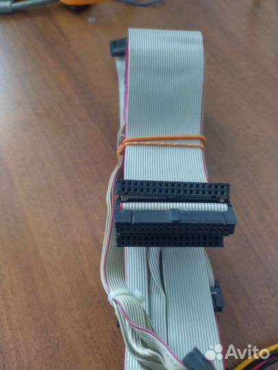 Шлейфы FDD, IDE, SATA кабель питания, монитора