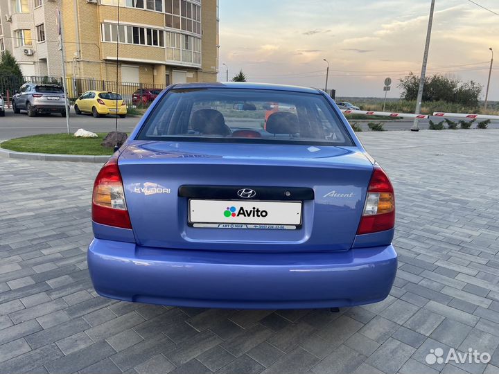 Hyundai Accent 1.5 МТ, 2005, 169 815 км