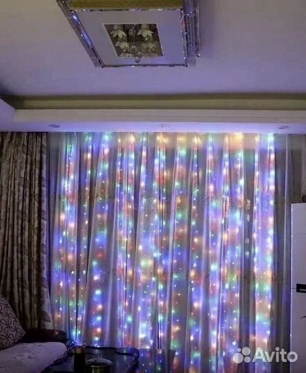 Гирлянда штора