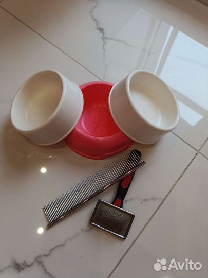 Миски и пуходерки для кошки