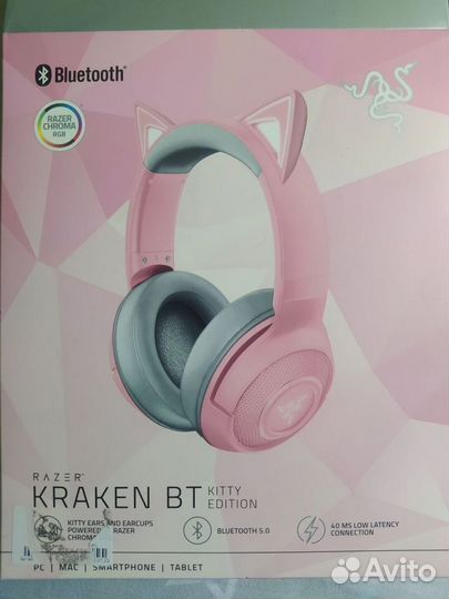 Беспроводные наушники razer kraken bt kitty