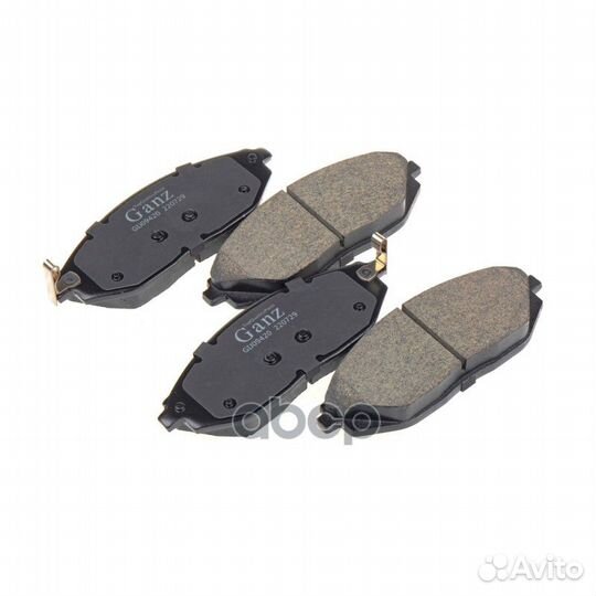 Колодки передние chevrolet Spark 10- ganz GIJ09