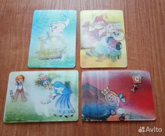 Календарики переливные, стерео