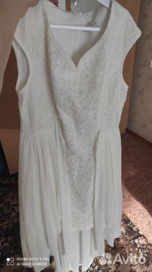 Свадебное платье 42-44бу