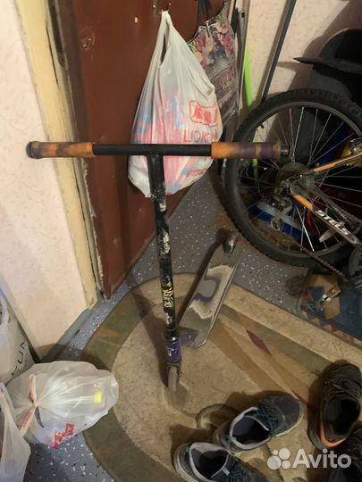 Самокат детский двухколесный бу