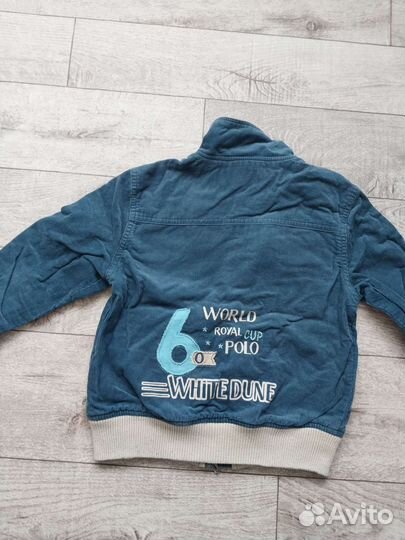 Вельветовая куртка для мальчика 122