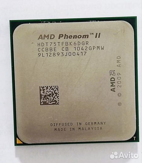 Процессор AMD phenom II X6 1075T