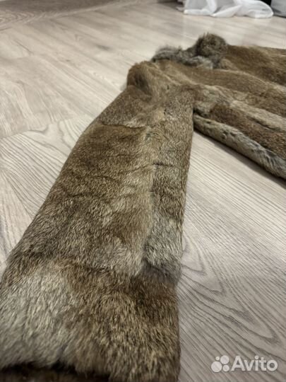 Натуральная шуба из кролика