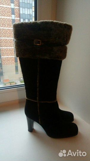 Сапоги женские зимние Corso Como (нат.замша)