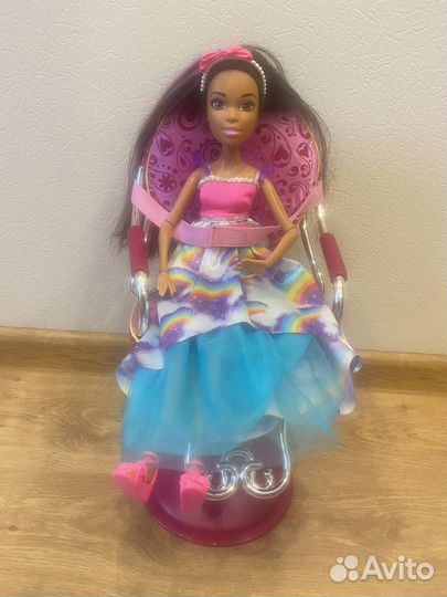 Барби 42 см и стул парикмахера