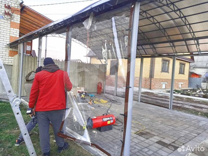 Гибкие окна / Мягкие окна для загородного дома