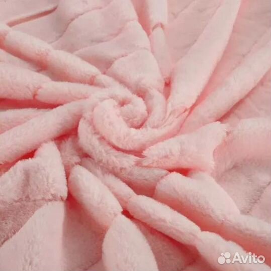 Плед пушистый, имитация меха кролика