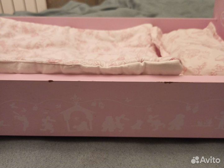 Кроватка деревянная для кукол