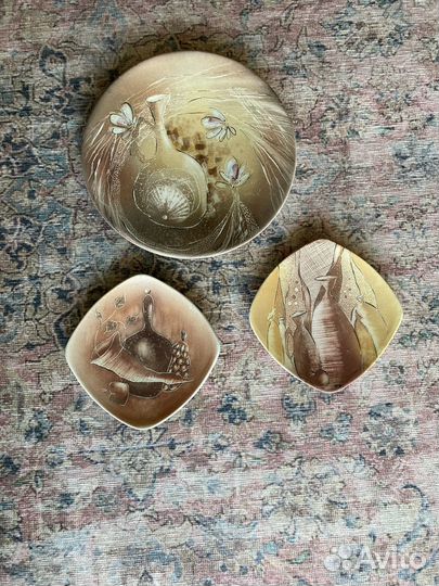 Тарелки керамические декоративные настенные