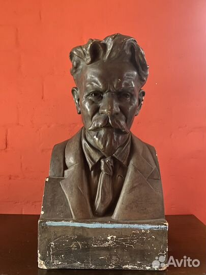 Гжель бюст Калинина. 1932г. Ск. Яковлев