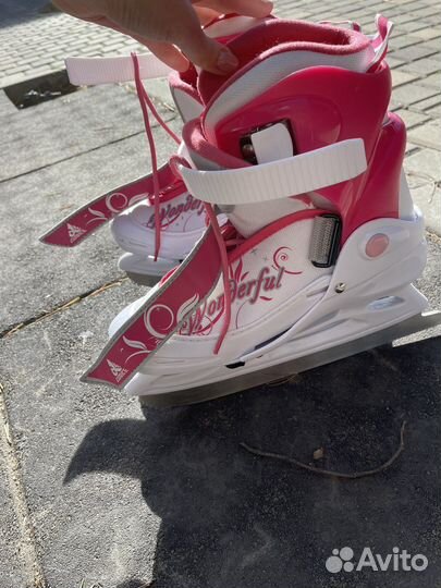 Коньки раздвижные 34 37