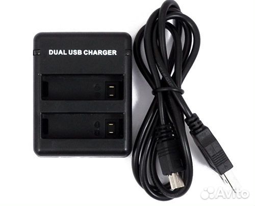 Зарядное устройство для GoPro 4 на 2 аккумулятора