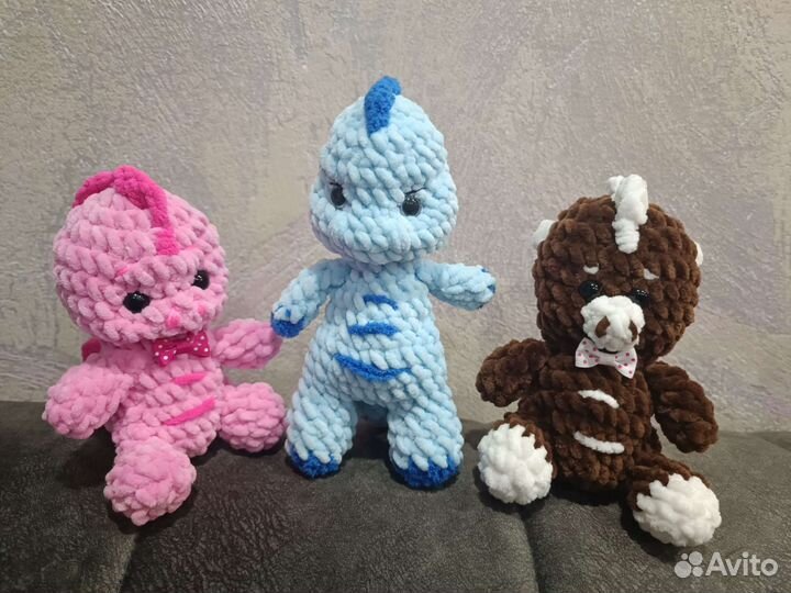 Вязанные игрушки ручной работы
