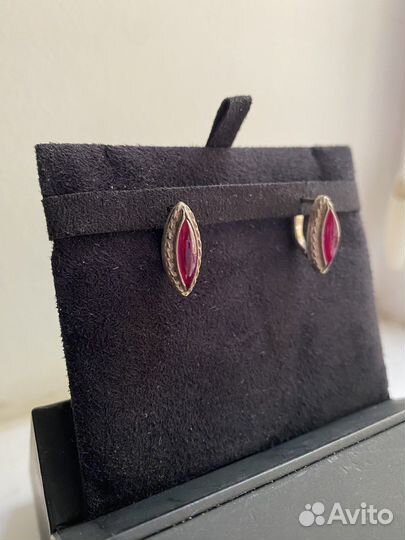 Винтажные серьги серебро СССР