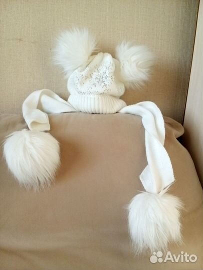 Шапка зимняя для девочки