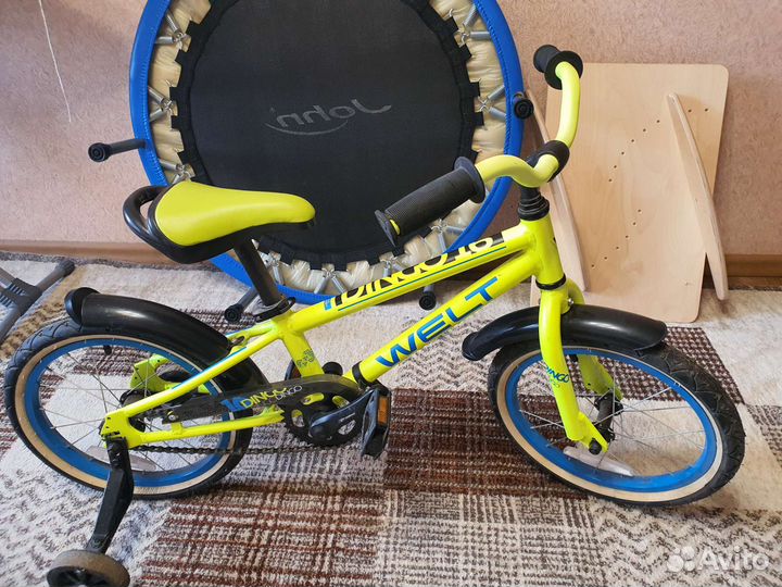 Велосипед Welt Dingo х16 Светло-зелёный/Синий