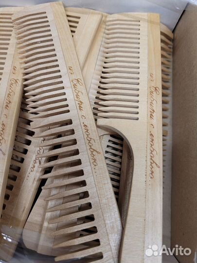 Новые расчески деревянные гребни
