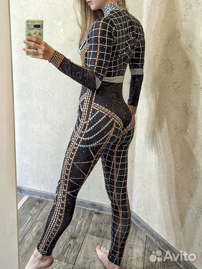 Комбинезон женский для гимнастики, сцены 158-170