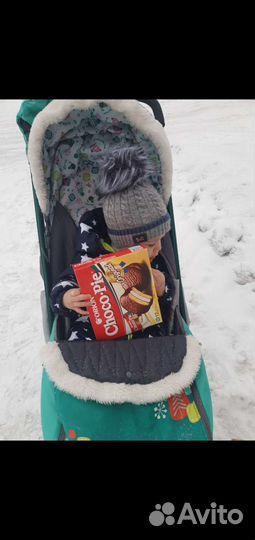 Детские санки коляска ника