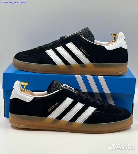 Кроссовки Adidas Gazelle Black (Арт.94480)