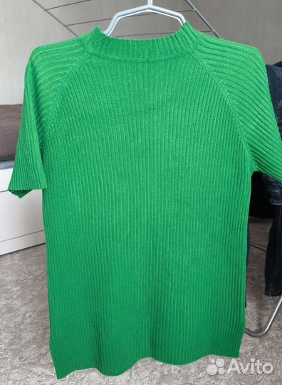 Кофта, водолазка с коротким рукавом