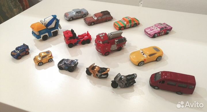 Машинки 90 шт., Hot wheels, Disney, Mattel