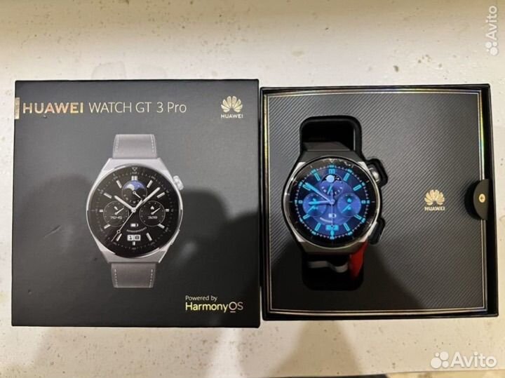Смарт часы huawei watch gt 3 pro titanium