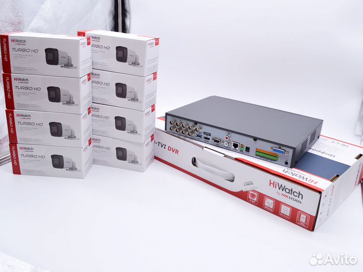 Камера наблюдения HiWatch 5Mpx уличное аналоговое