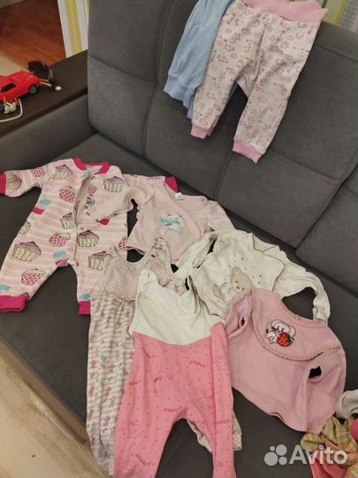 Два мешка 240 литров с детскими вещами