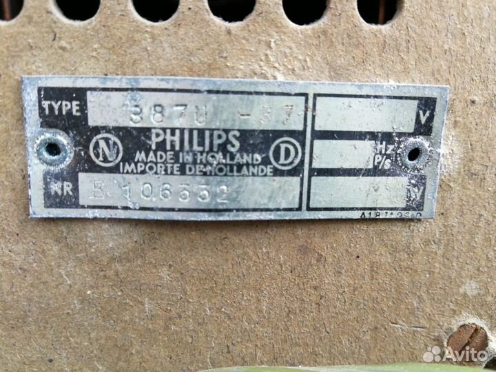 Радиоприёмник philips 387U-37