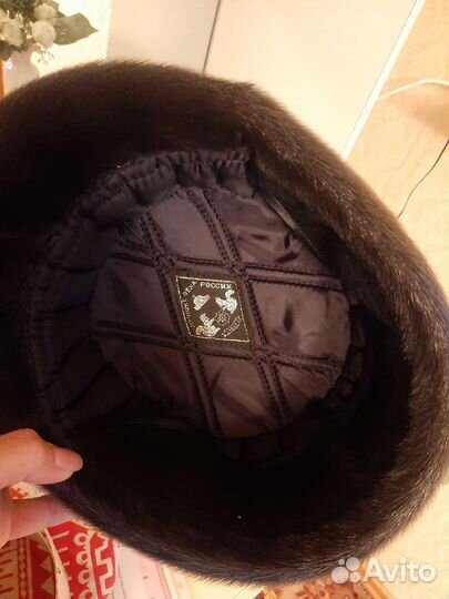 Меховая мужская шапка