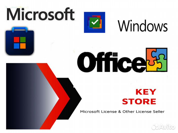Ключ Windows 7/10/11/ Pro Microsofs Office 365