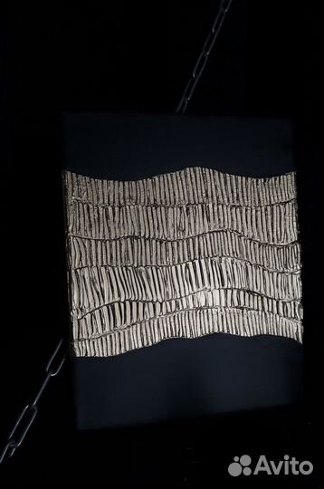 Картина золото и черный