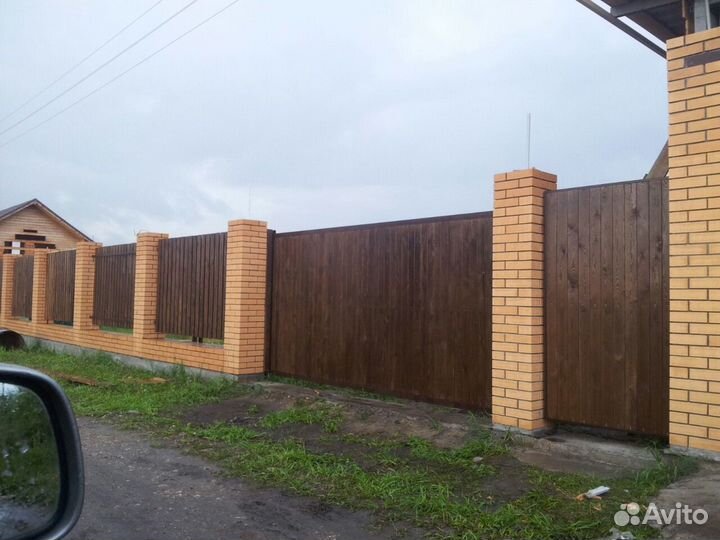 Забор из профлиста. Качественно