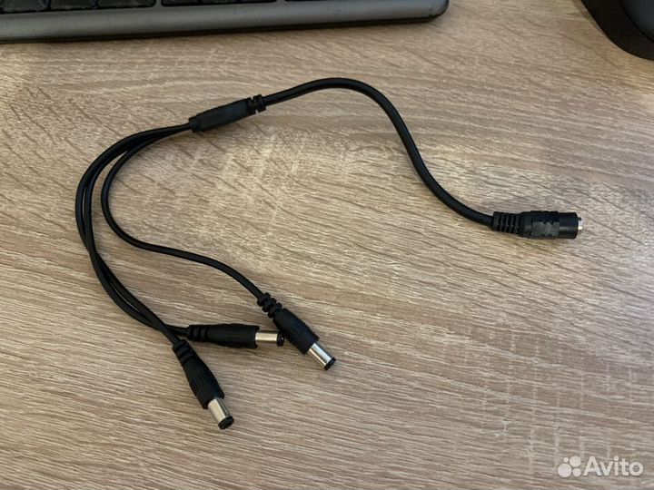 Разветвитель кабеля питания на 3 устройства новый