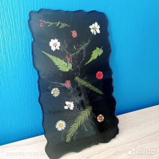 Декоративный поднос ручной работы