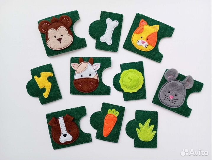 Пазлы из фетра