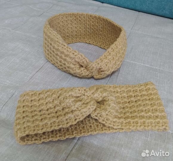 Вязаная полоска на голову