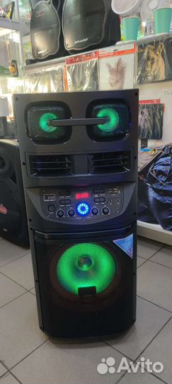 Мощная портативная колонка crown Bluetooth