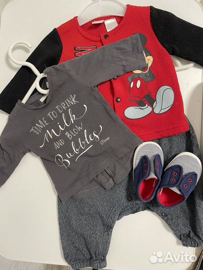 Одежда на мальчика 56 62 пакетом