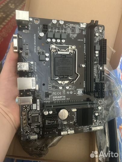 Материнская плата gigabyte H110m-s2 lga1151 DDR4